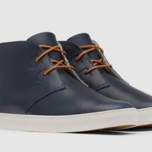 SOREL Caribou Mod Chukka Mens Navy Waterproof Leather Boots 8.5